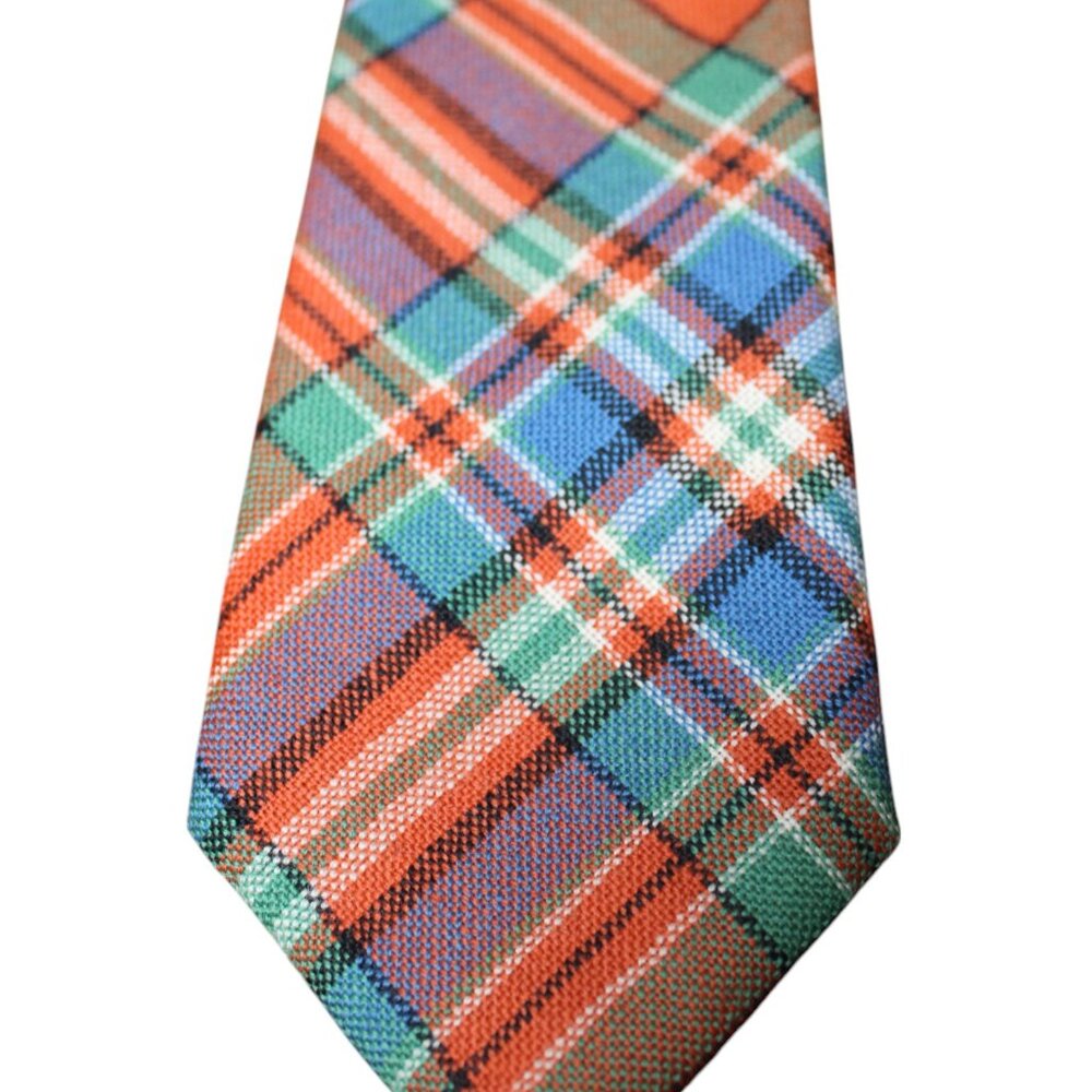 TIE SALE! MACFARLANE 100% NEW WOOL MADE IN SCOTLAND TARTAN TIE 60" NEW - Picture 2 of 7